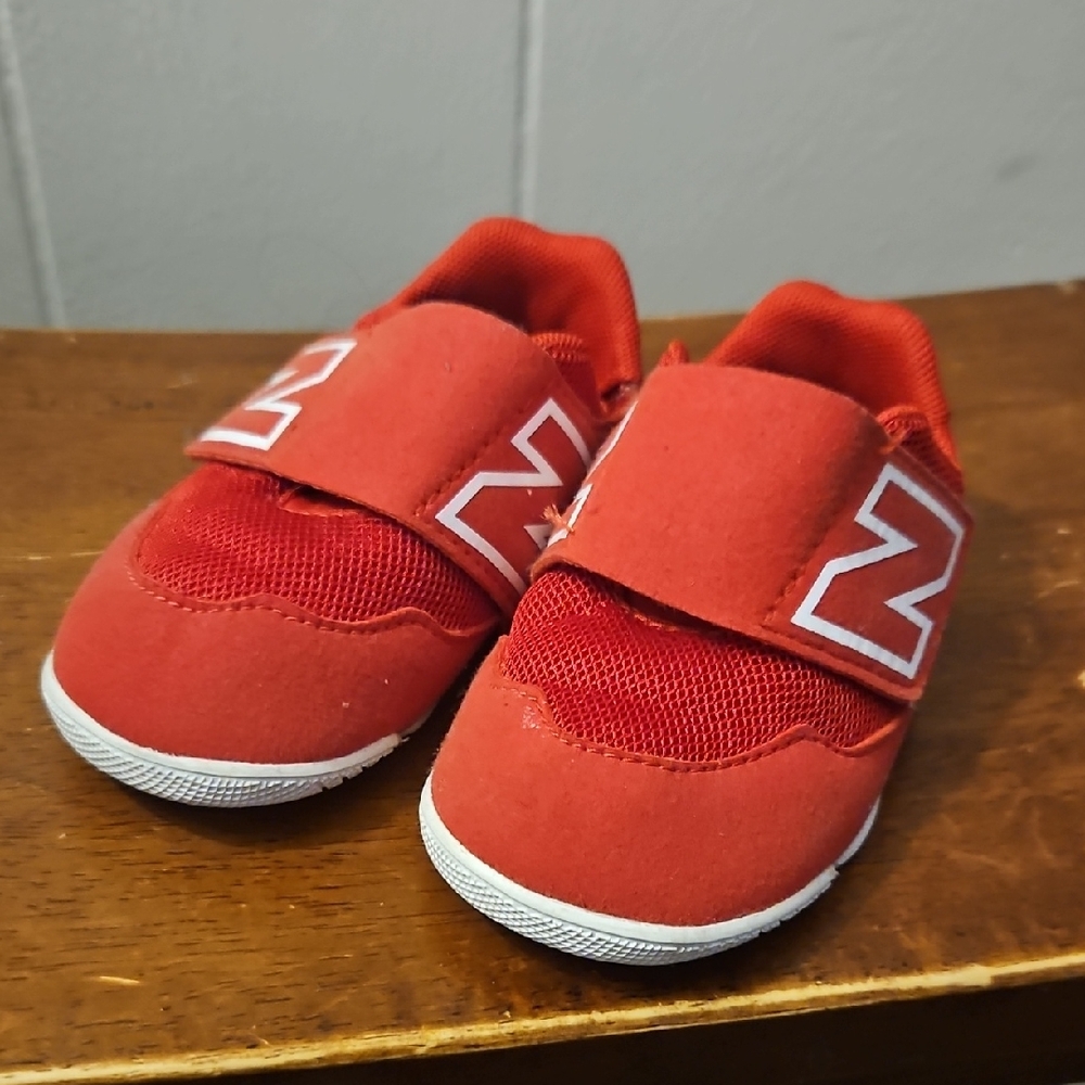 New Balance Red Slip-On Sneakers Lightweight Canvas
